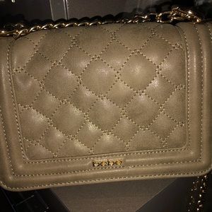 Bebe Olive Shoulder Purse with Adjustable Straps